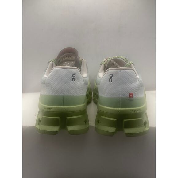 On Cloudmonster Women’s Running Shoes Glacier/Meadow Size 8.5 Width B - Medium - Picture 4 of 10